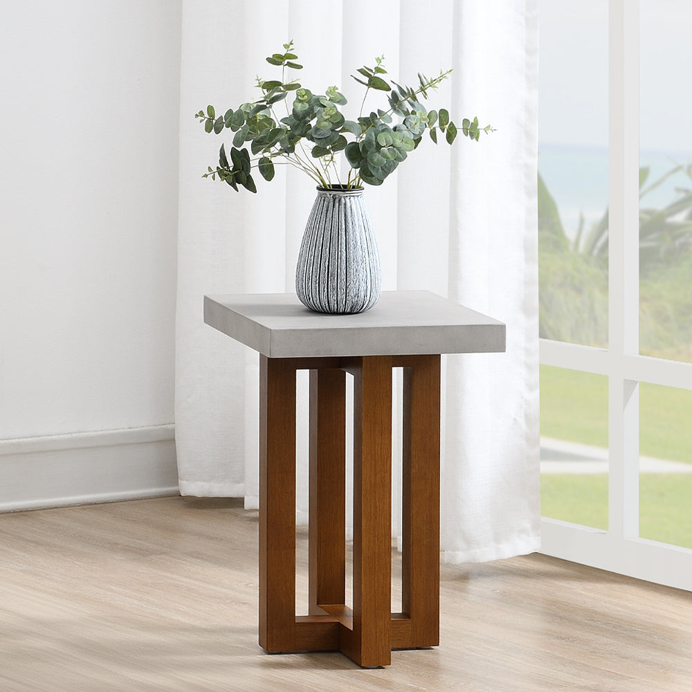 ACME Keven End Table – front view – Lusso Furniture Miami