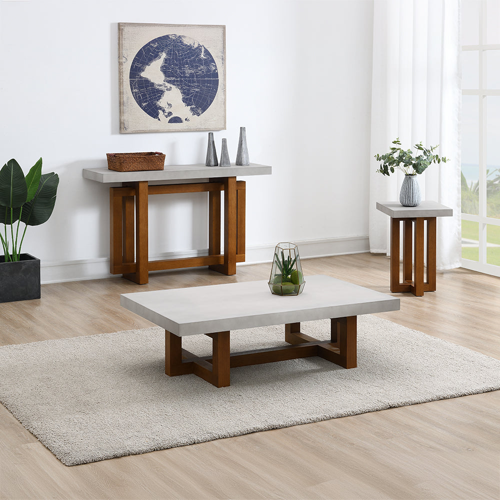 ACME Keven End Table – room setting – Lusso Furniture Miami