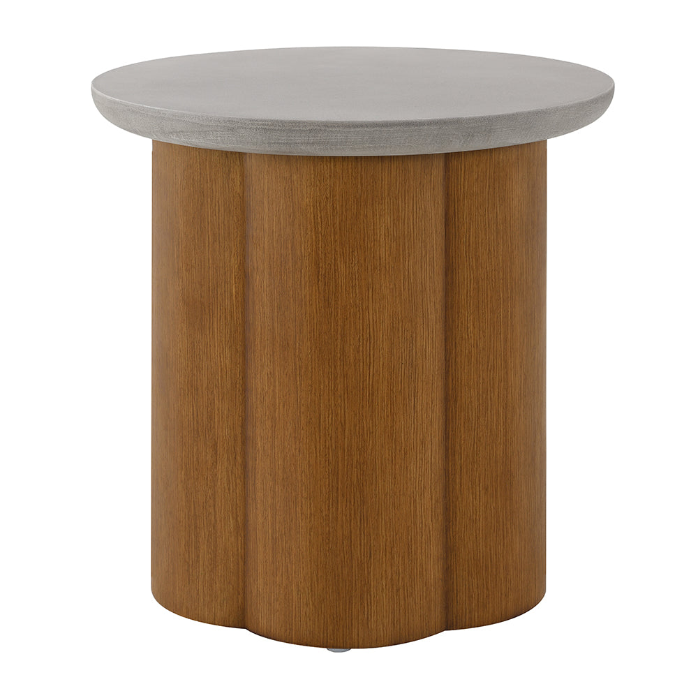 ACME Evelyn End Table – angle view – Lusso Furniture Miami