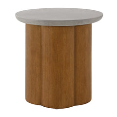 ACME Evelyn End Table – angle view – Lusso Furniture Miami