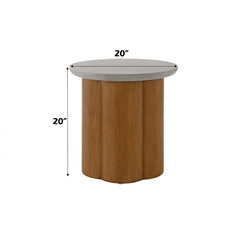 ACME Evelyn End Table – room setting – Lusso Furniture Miami
