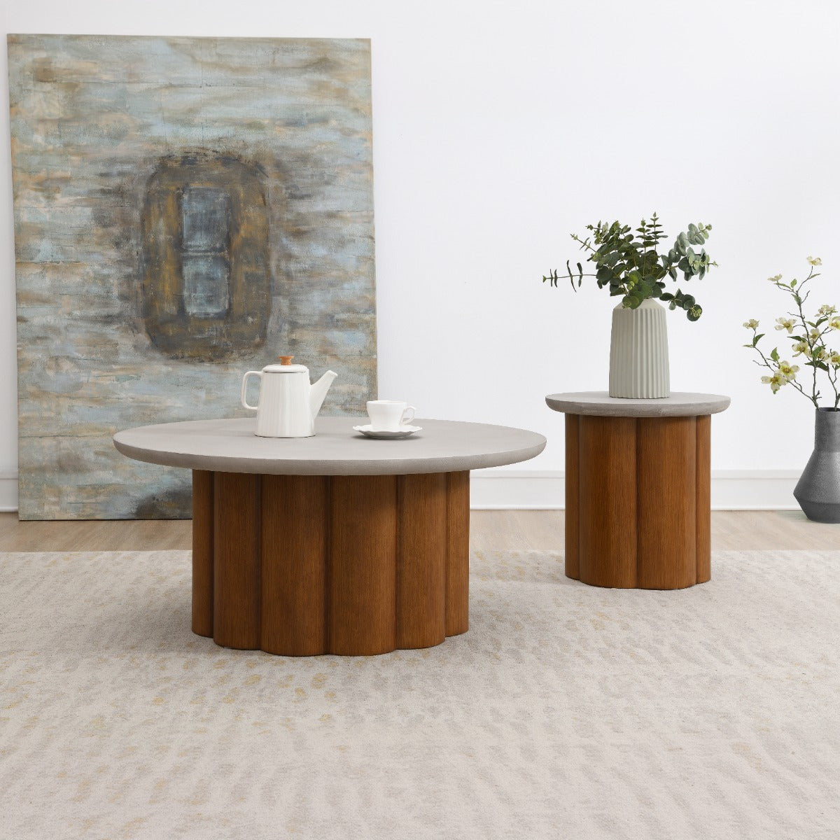 ACME Evelyn End Table – detail – Lusso Furniture Miami