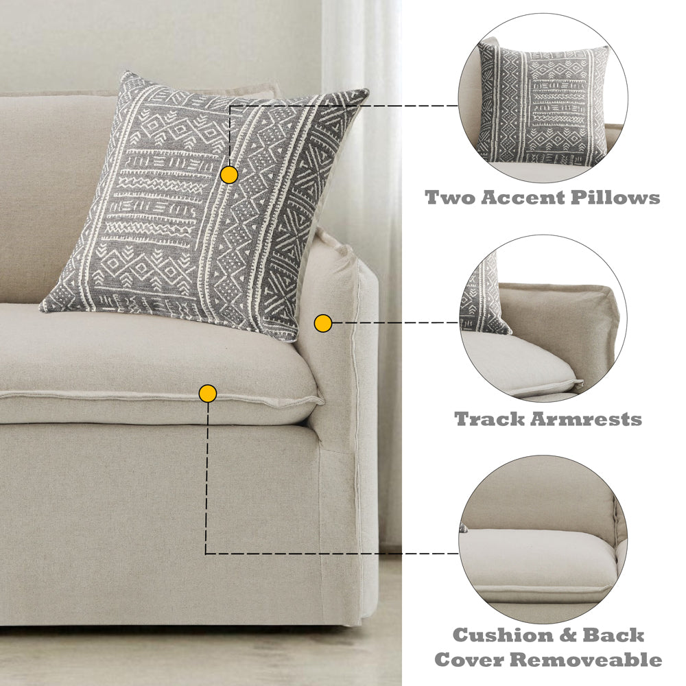 ACME Upendo Loveseat – alternate view – Lusso Furniture Miami