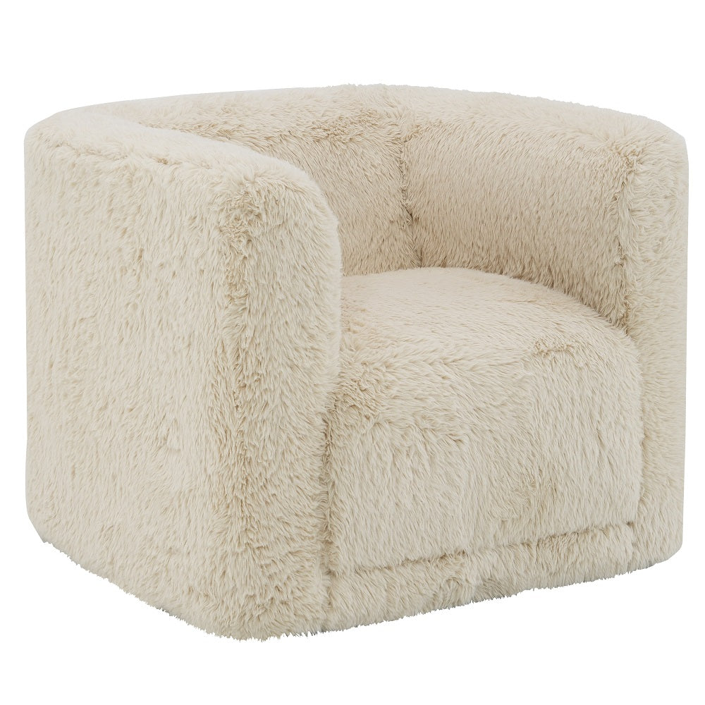 ACME Upendo Swivel Accent Chair – angle view – Lusso Furniture Miami