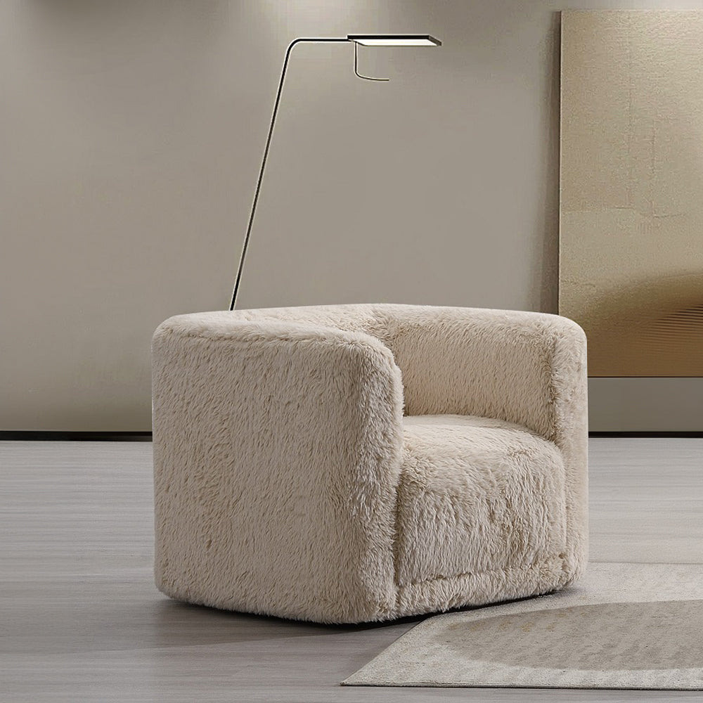 ACME Upendo Swivel Accent Chair – front view – Lusso Furniture Miami