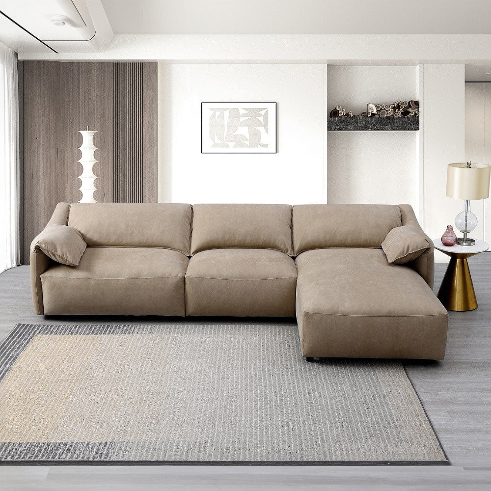 ACME Veata Sectional Sofa – front view – Lusso Furniture Miami