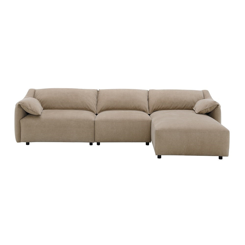 ACME Veata Sectional Sofa – side view – Lusso Furniture Miami