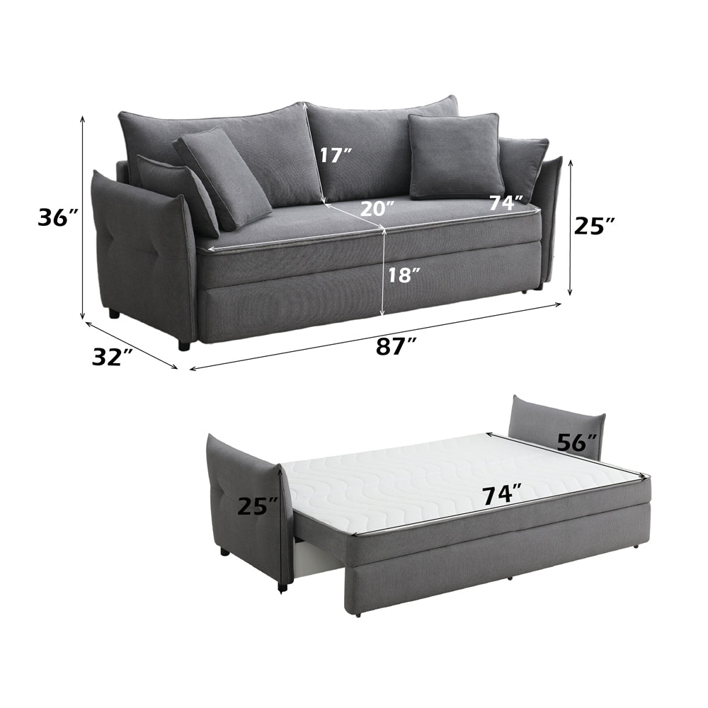 ACME Irina Sleeper Sofa – view 34 – Lusso Furniture Miami