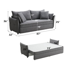 ACME Irina Sleeper Sofa – view 34 – Lusso Furniture Miami