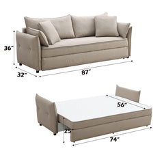 ACME Irina Sleeper Sofa – alternate view – Lusso Furniture Miami