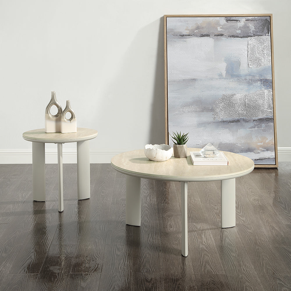 ACME Ingram End Table – back view – Lusso Furniture Miami