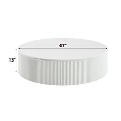 ACME Dyllan Coffee Table – side view – Lusso Furniture Miami