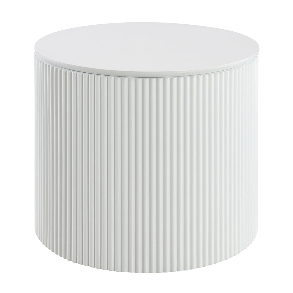 ACME Dyllan End Table – angle view – Lusso Furniture Miami