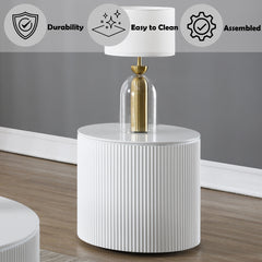 ACME Dyllan End Table – detail – Lusso Furniture Miami