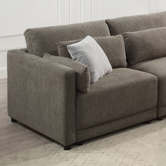 ACME Rylie Modular Left Facing Chair – front view – Lusso Furniture Miami