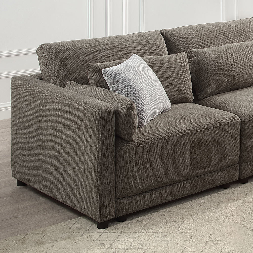 ACME Rylie Modular Left Facing Chair – front view – Lusso Furniture Miami