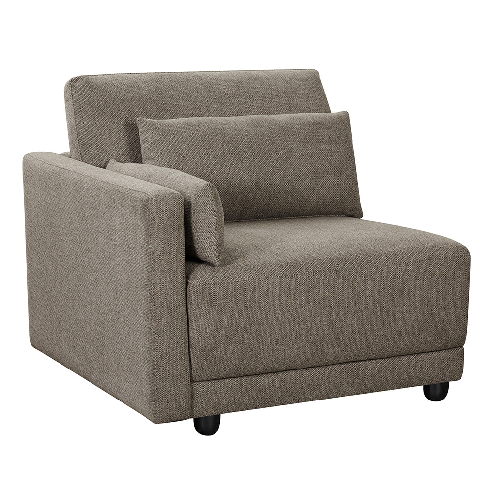 ACME Rylie Modular Left Facing Chair – angle view – Lusso Furniture Miami