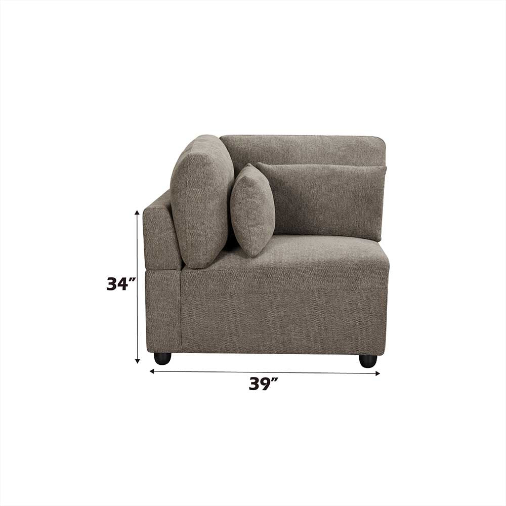 ACME Rylie Modular Left Facing Chair – view 13 – Lusso Furniture Miami
