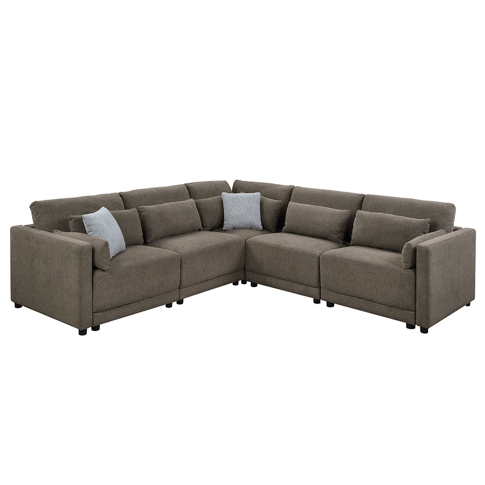 ACME Rylie Modular Left Facing Chair – top view – Lusso Furniture Miami