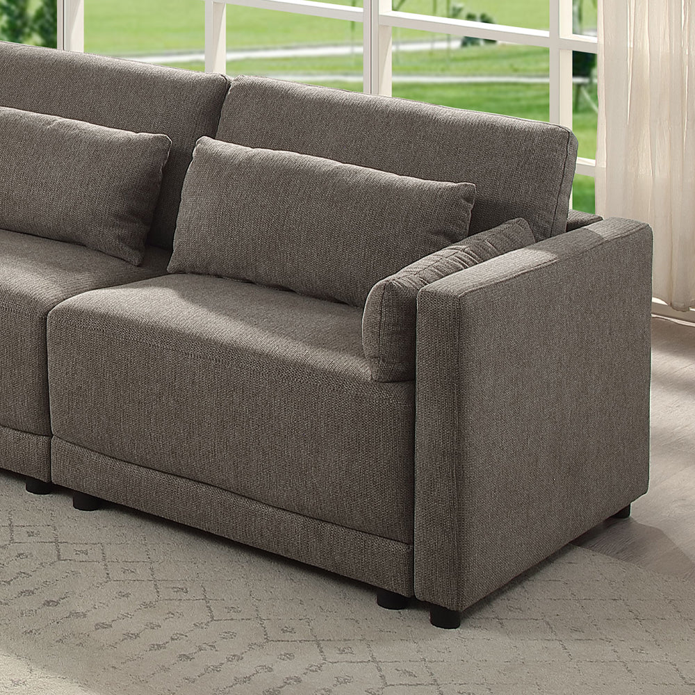 ACME Rylie Modular Right Facing Chair – front view – Lusso Furniture Miami