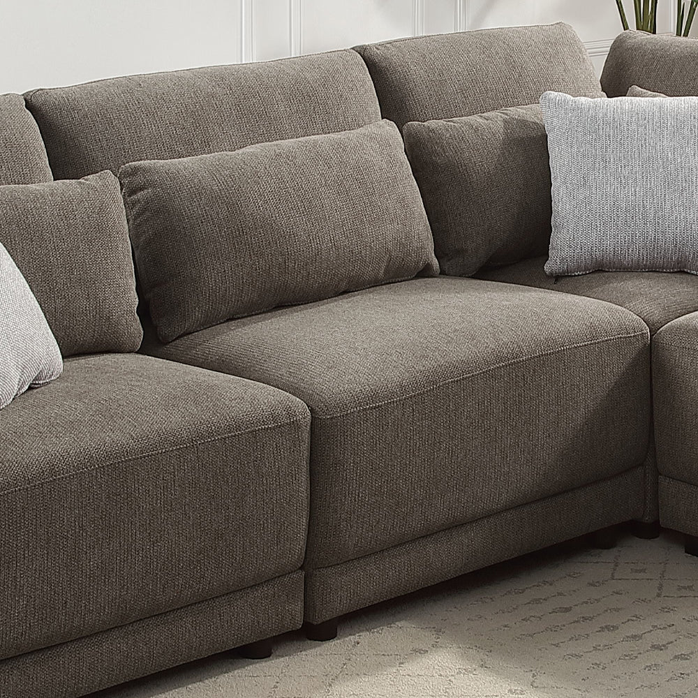 ACME Rylie Modular Armless Chair – front view – Lusso Furniture Miami