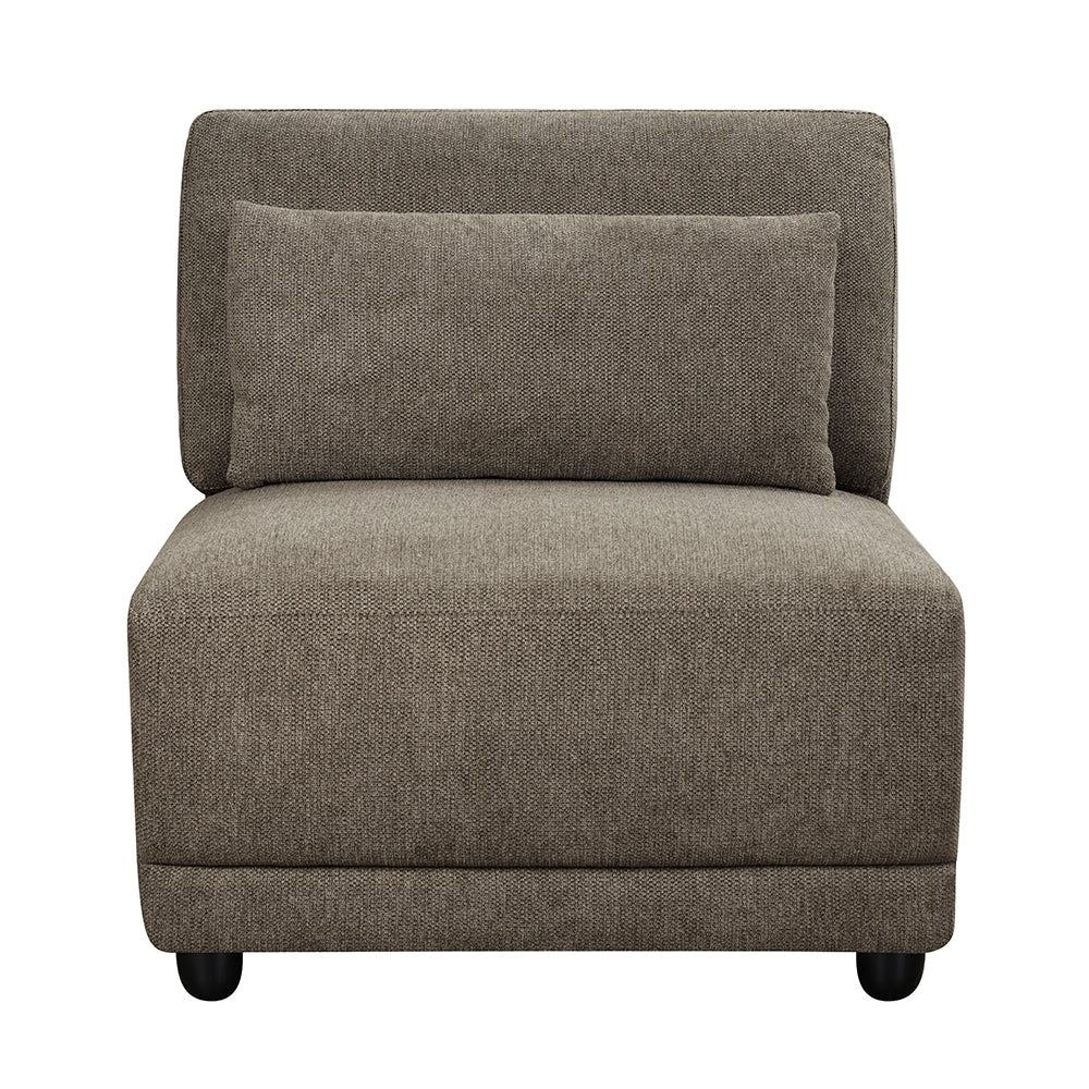 ACME Rylie Modular Armless Chair – side view – Lusso Furniture Miami