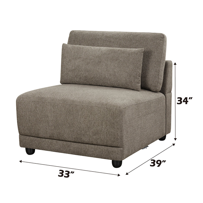 ACME Rylie Modular Armless Chair-zoom-