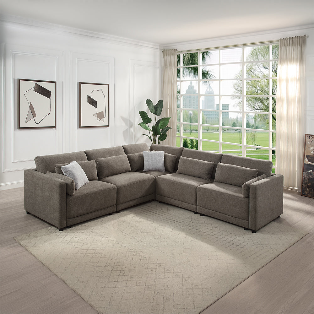 ACME Rylie Modular Armless Chair – view 12 – Lusso Furniture Miami