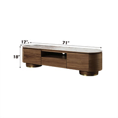 ACME Willene TV Stand – back view – Lusso Furniture Miami