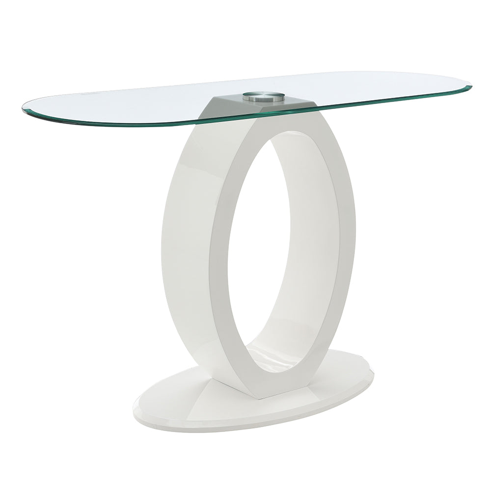 ACME Larry Sofa Table – angle view – Lusso Furniture Miami