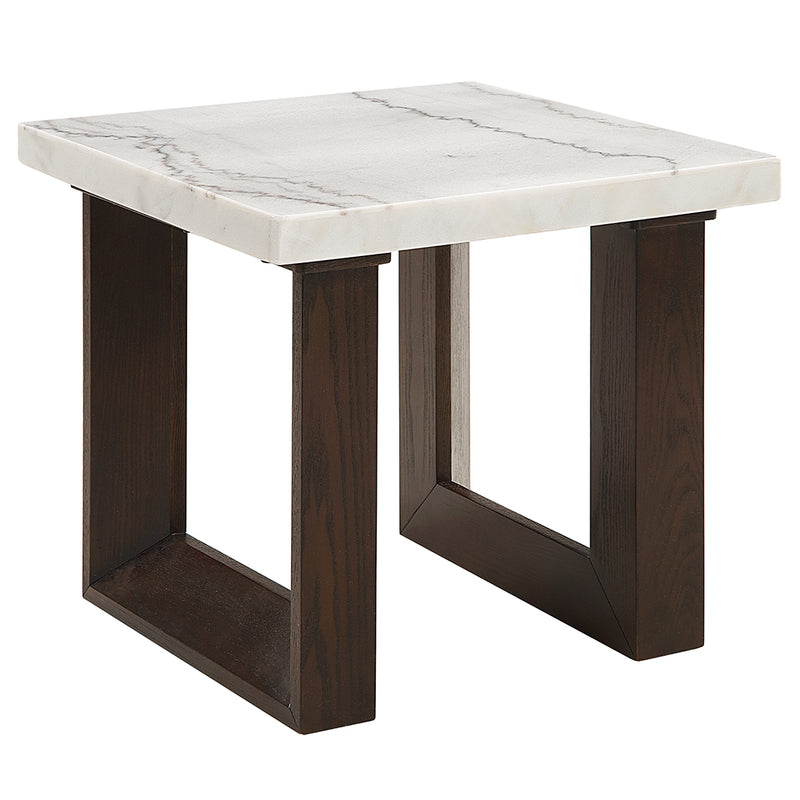 ACME Edwyn Marble Top End Table-zoom-