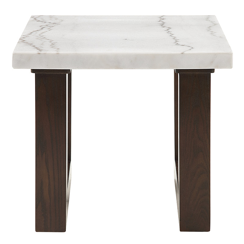 ACME Edwyn Marble Top End Table-zoom-
