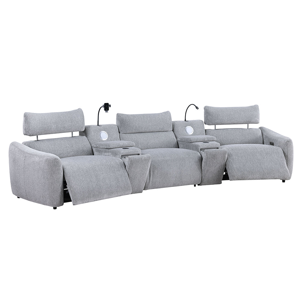 ACME Fullar Modular Power Motion Armless Recliner – top view – Lusso Furniture Miami