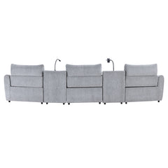 ACME Fullar Modular Power Motion Armless Recliner – close-up – Lusso Furniture Miami