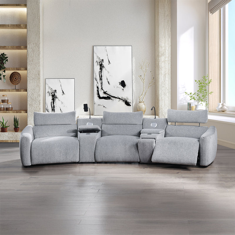 ACME Fullar Modular Power Motion Armless Recliner-zoom-
