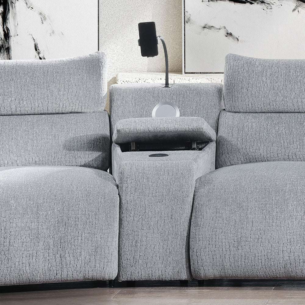 ACME Fullar Wireless Charger Console – front view – Lusso Furniture Miami