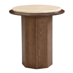 ACME Kasha End Table – side view – Lusso Furniture Miami