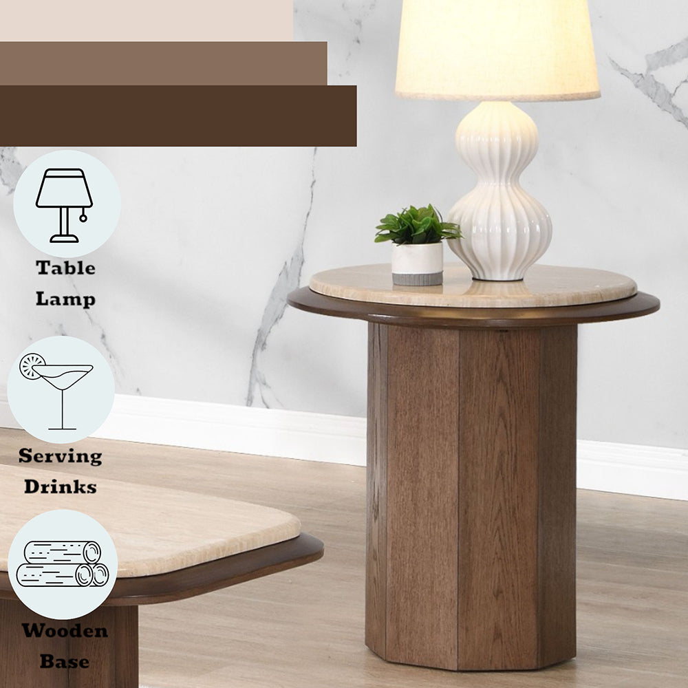 ACME Kasha End Table – room setting – Lusso Furniture Miami