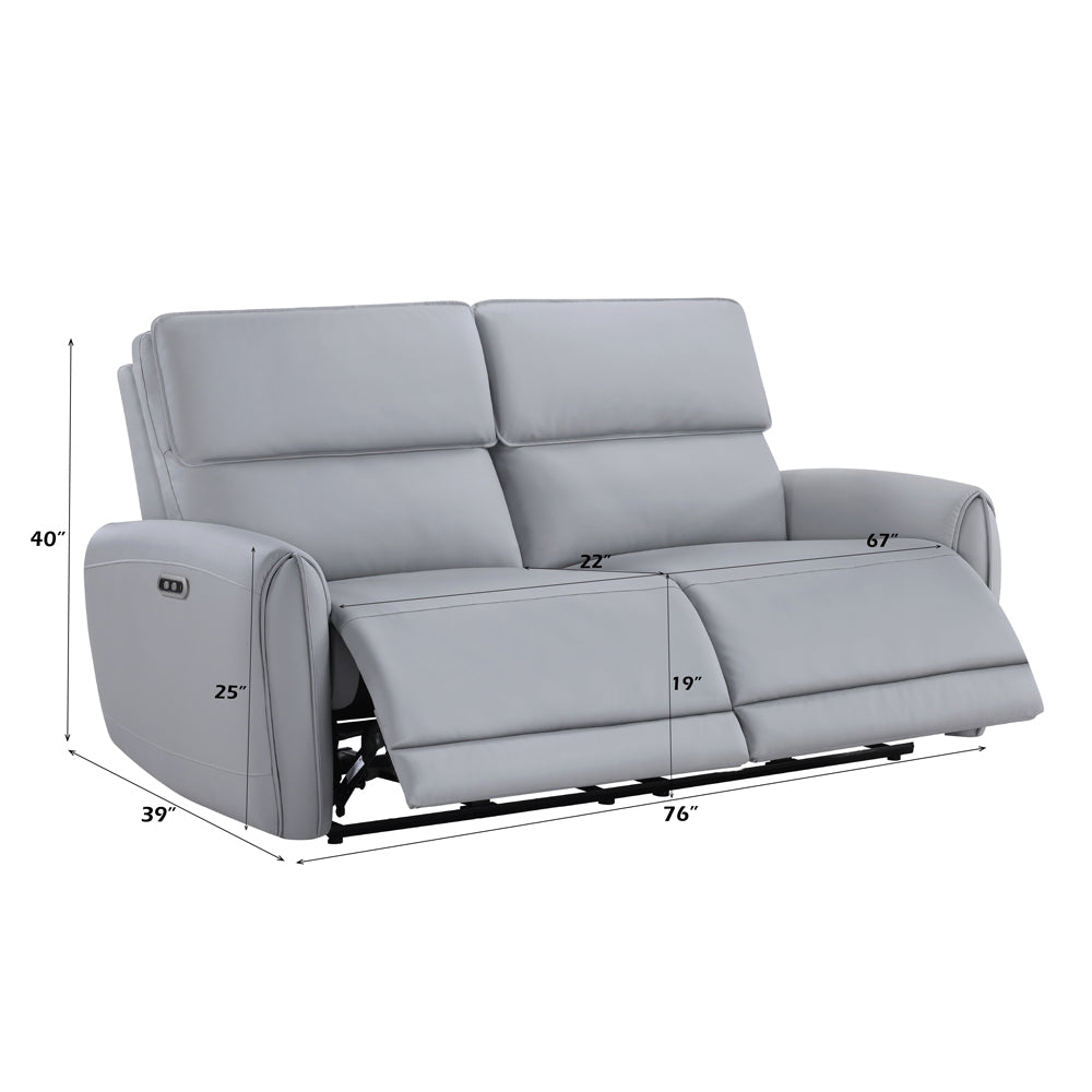 ACME Jeromie Power Motion Sofa – close-up – Lusso Furniture Miami