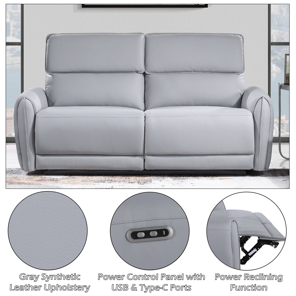 ACME Jeromie Power Motion Sofa – view 11 – Lusso Furniture Miami
