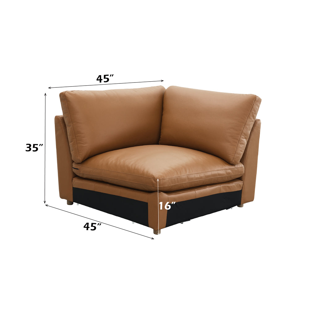 ACME Brighton Modular Sectional Wedge – alternate view – Lusso Furniture Miami