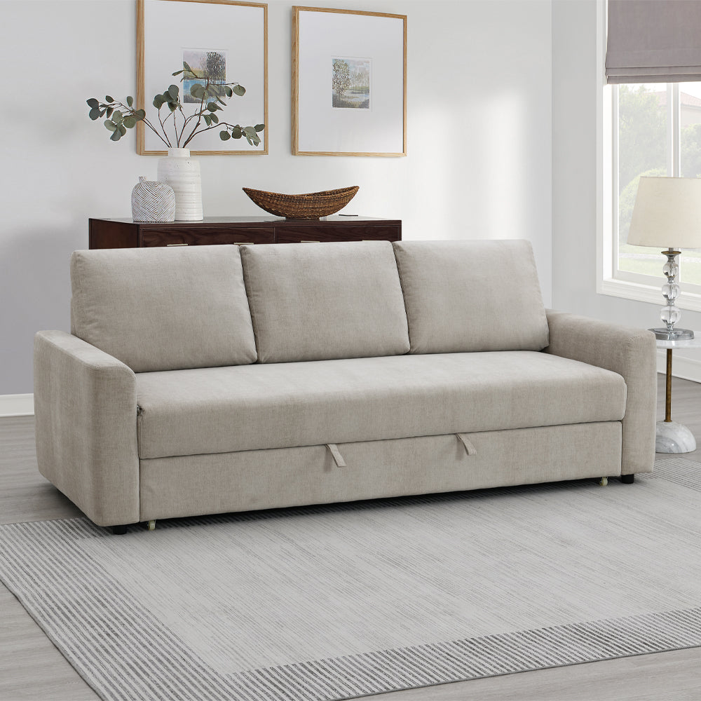 ACME Leira Sleeper Sofa – front view – Lusso Furniture Miami