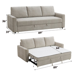ACME Leira Sleeper Sofa – top view – Lusso Furniture Miami