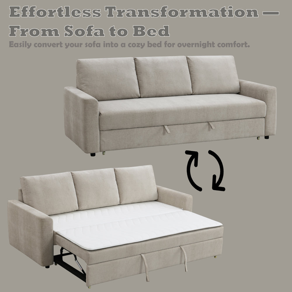 ACME Leira Sleeper Sofa – finish detail – Lusso Furniture Miami
