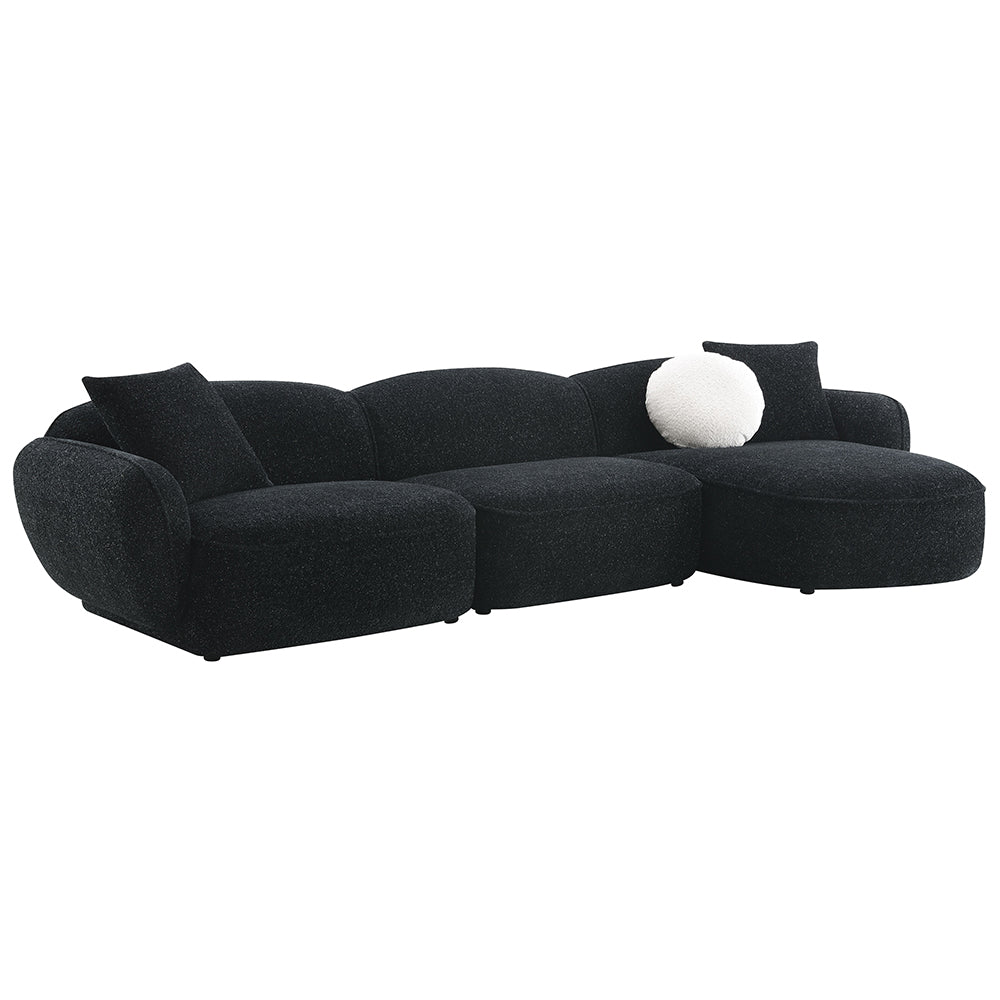 ACME Lucifer Sectional Sofa – angle view – Lusso Furniture Miami