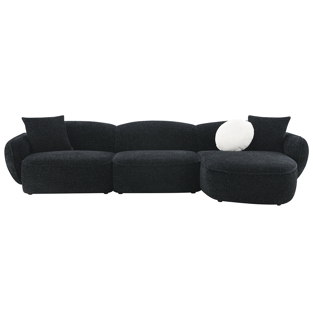 ACME Lucifer Sectional Sofa – side view – Lusso Furniture Miami