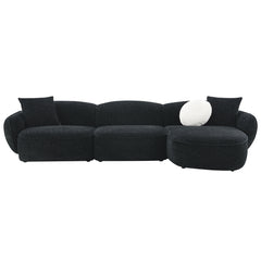 ACME Lucifer Sectional Sofa – side view – Lusso Furniture Miami