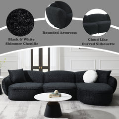 ACME Lucifer Sectional Sofa – view 11 – Lusso Furniture Miami
