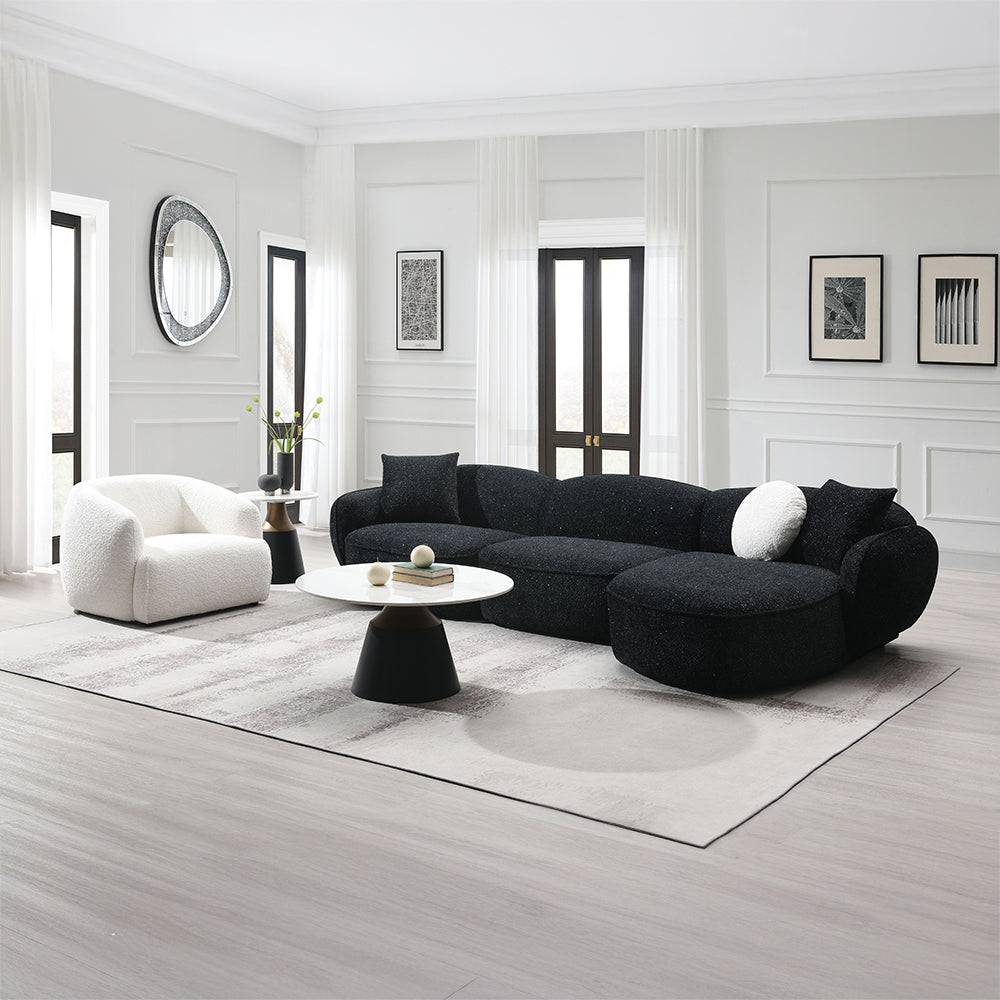 ACME Lucifer Sectional Sofa – alternate view – Lusso Furniture Miami