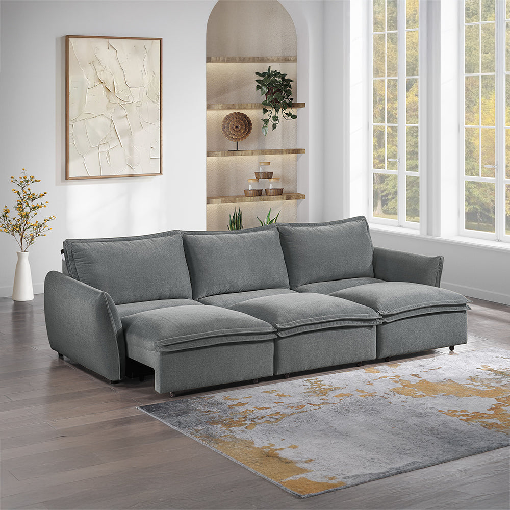 ACME Eaden Power Sleeper Sofa – front view – Lusso Furniture Miami